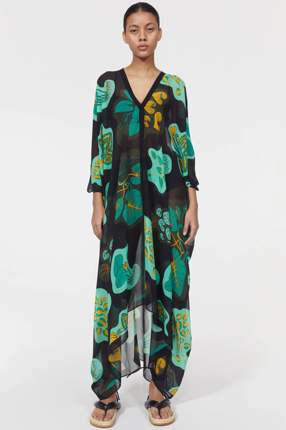 Agave Leaf Caftan^Rodebjer Clearance