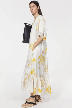 Dakota Leaf Hammered Dress^Rodebjer Outlet
