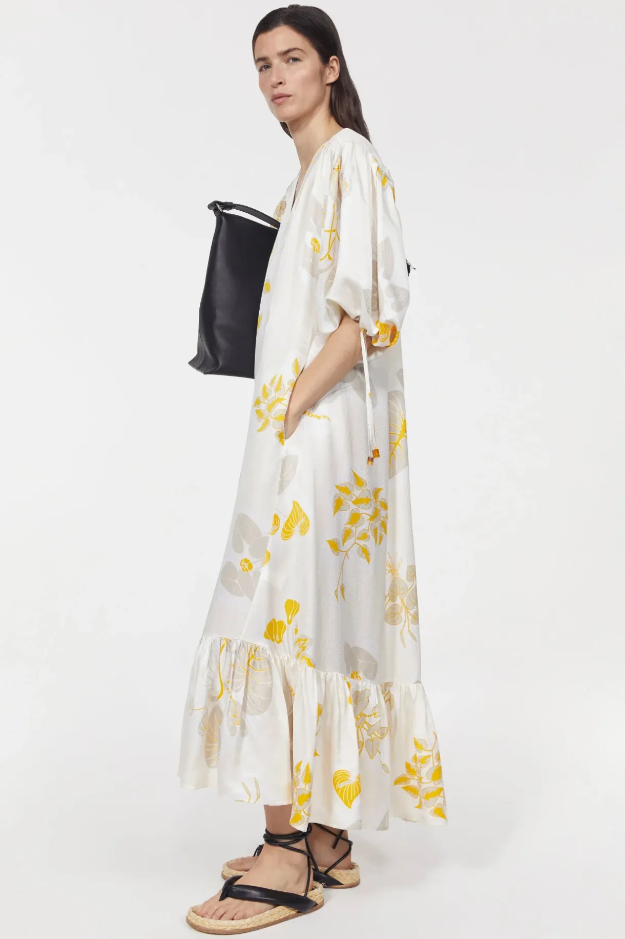 Dakota Leaf Hammered Dress^Rodebjer Outlet