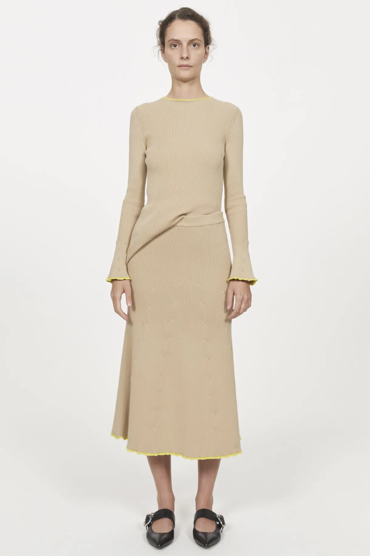 Fly Rib Knitted Skirt^Rodebjer Discount