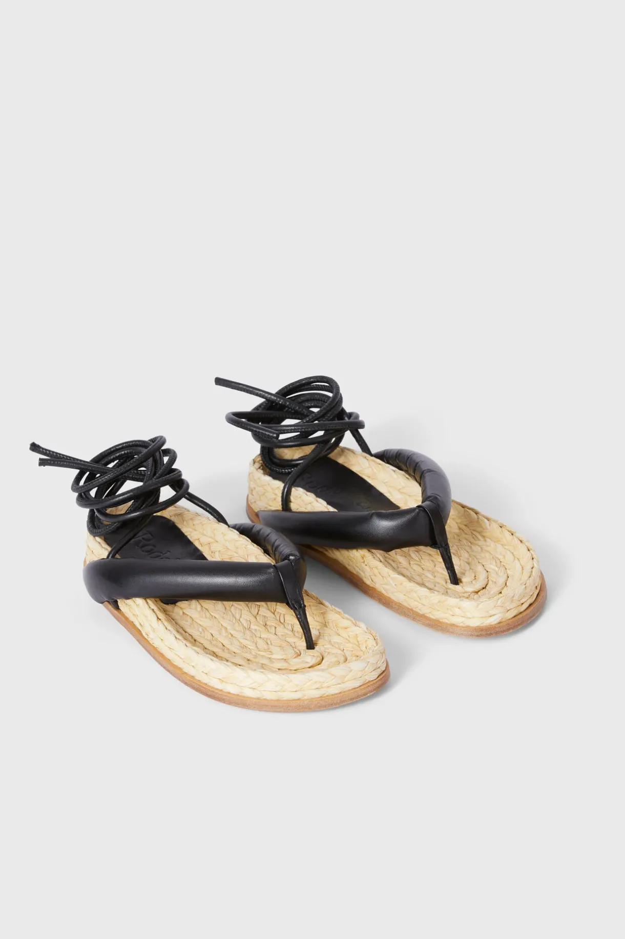 Santorino Straw Sandals^Rodebjer Discount