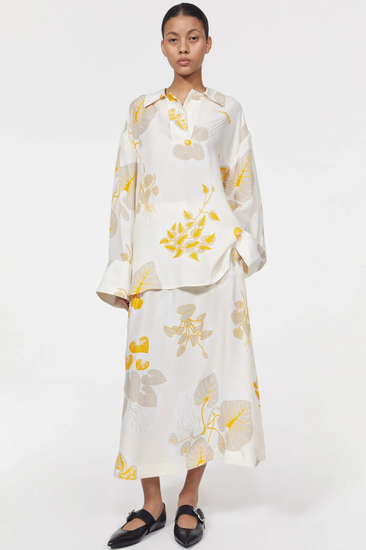Sunshine Leaf Shirt^Rodebjer New