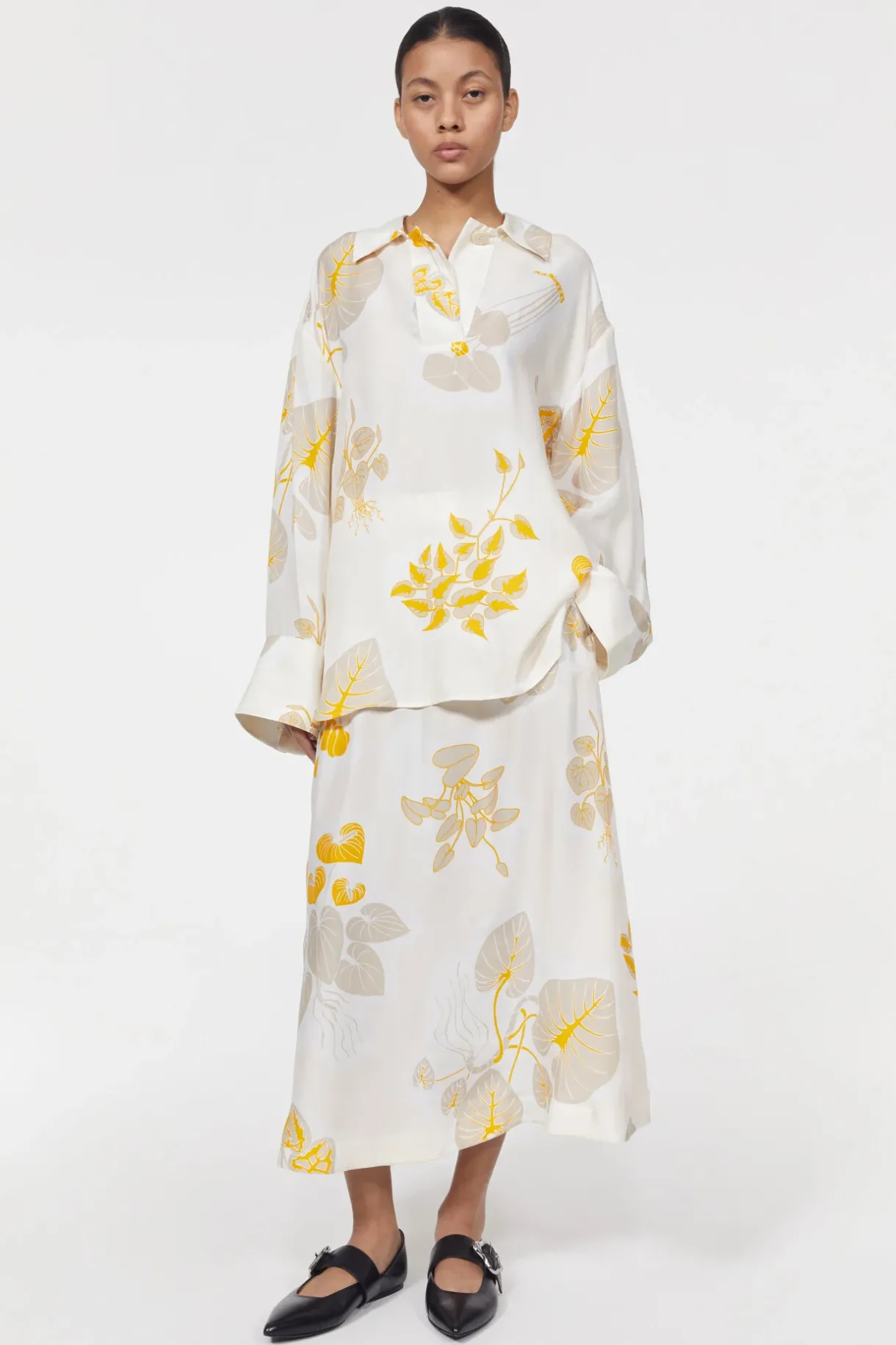Sunshine Leaf Shirt^Rodebjer Sale